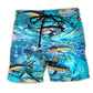 Tuna Fishing In The Sea - Beach Short
