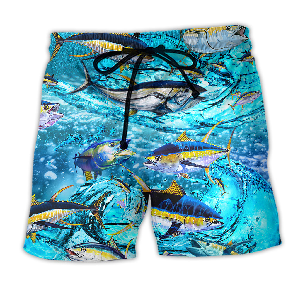 Tuna Fishing In The Sea - Beach Short