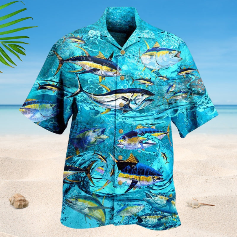 Fishing Tuna In The Sea Edition – Hawaiian Shirt