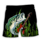 Fishing And Guitar Lover - Beach Short
