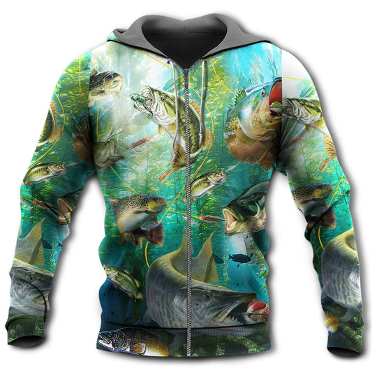 Fishing Less Worry More Fun - 3D Hoodie