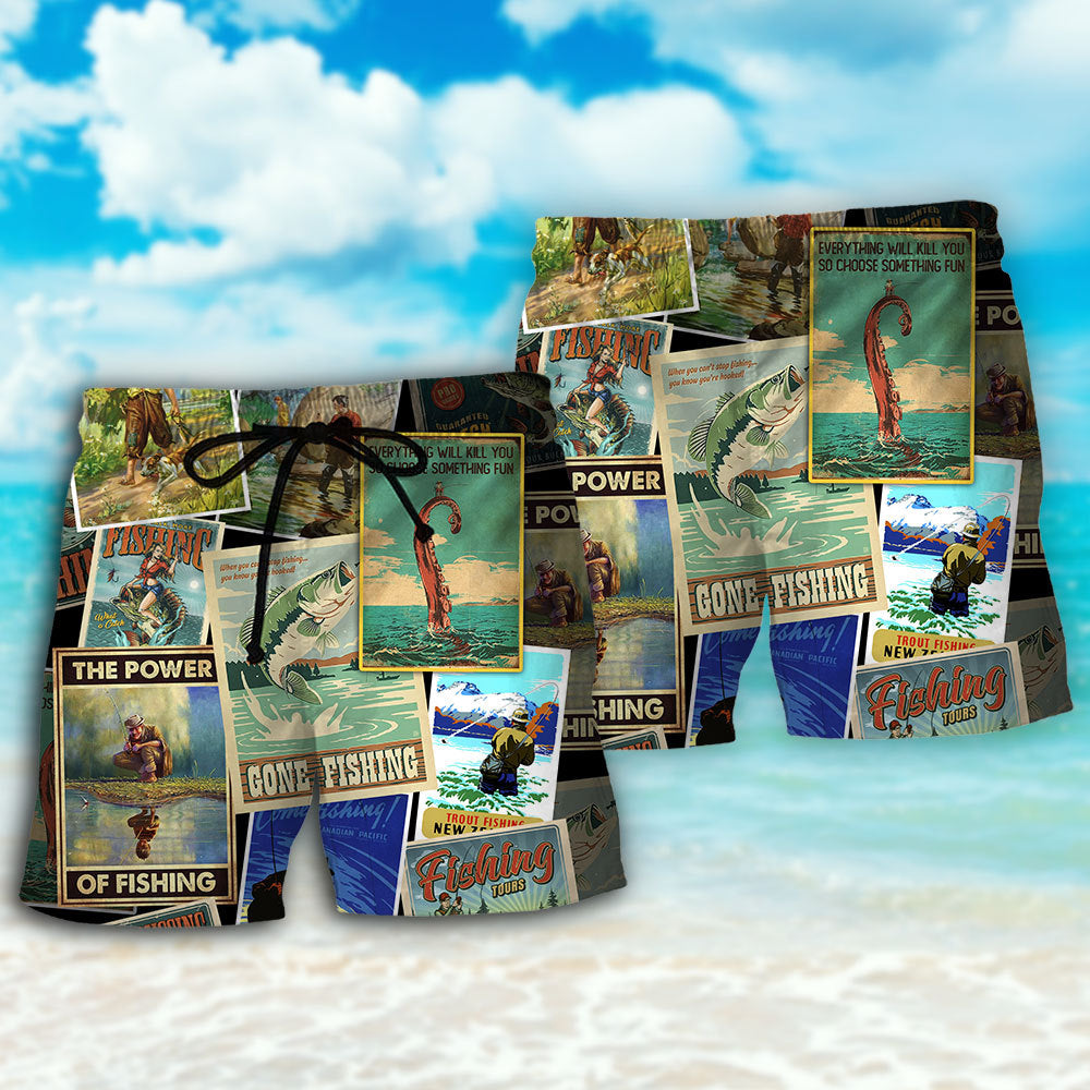 Fishing Retro Power – Beach Short