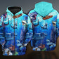 Fishing Shark And Boat Art – 3D Hoodie
