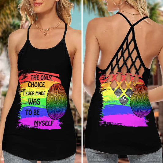 LGBT Love Is Love My Life Limited Edition 3 – Hollow Tank Top