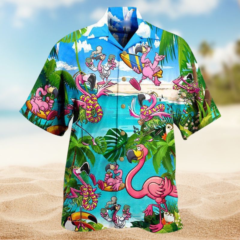Flamingo Chill Moments Edition – Hawaiian Shirt
