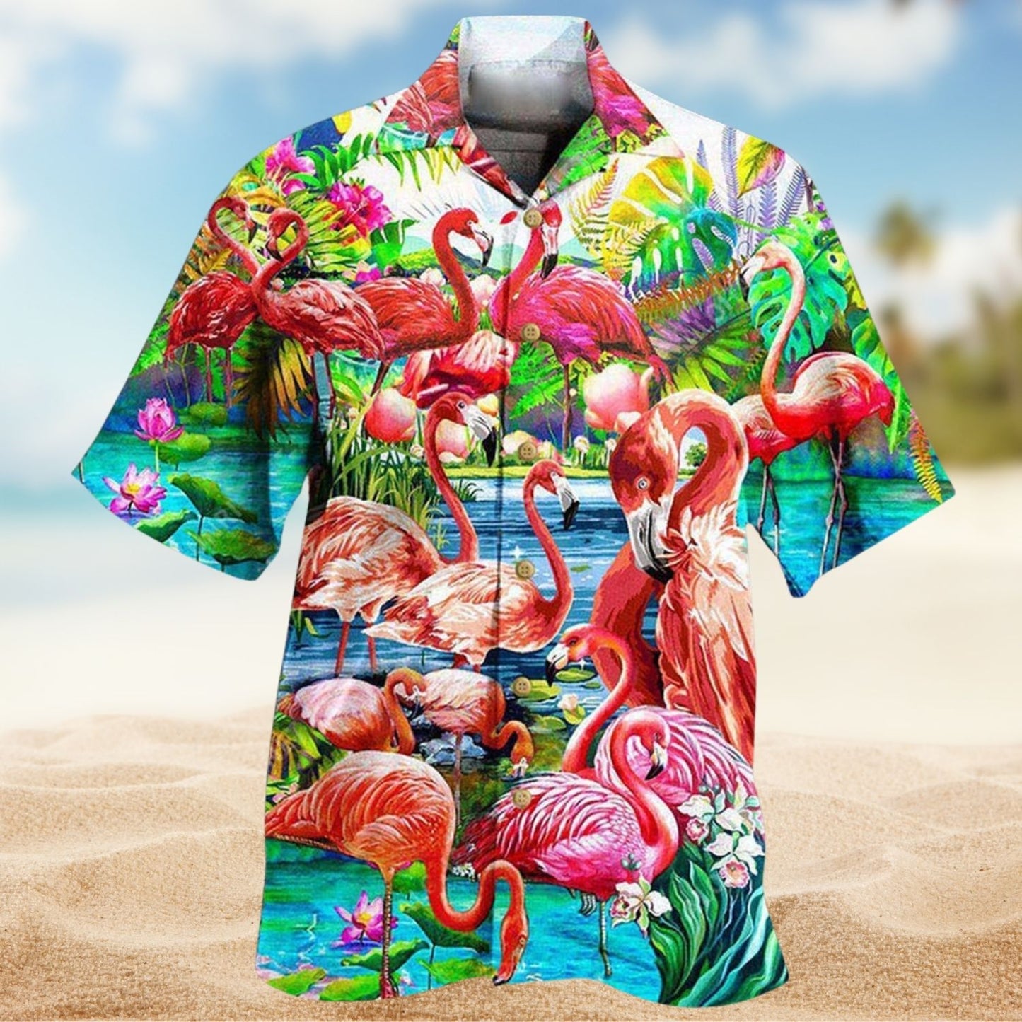 Flamingo Enjoy The Moment Edition – Hawaiian Shirt