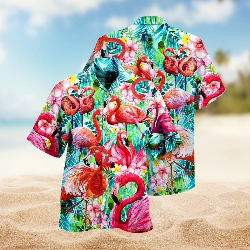 Flamingo Love Pink Limited Edition – Hawaiian Shirt