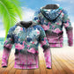 Flamingo Lover Tropical Art – 3D Hoodie