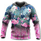 Flamingo Lover Tropical Art – 3D Hoodie