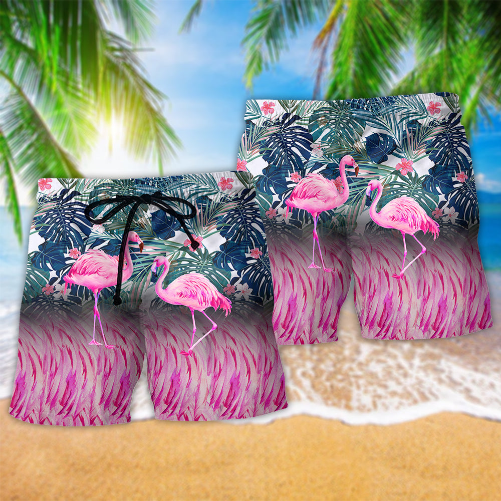 Pink Flamingo Lover - Beach Short