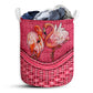 Flamingo Rattan Teaxture Lover - Laundry Basket - Owls Matrix LTD