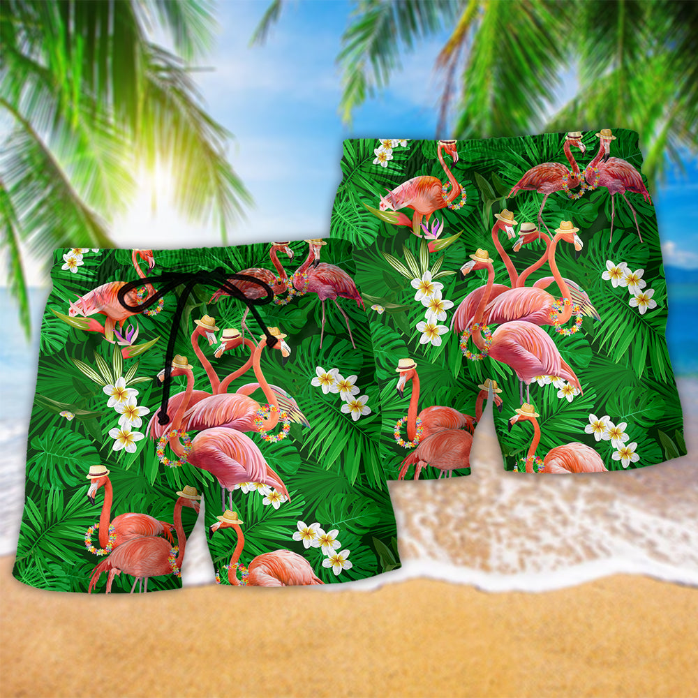 Flamingo Stand Tall - Beach Short