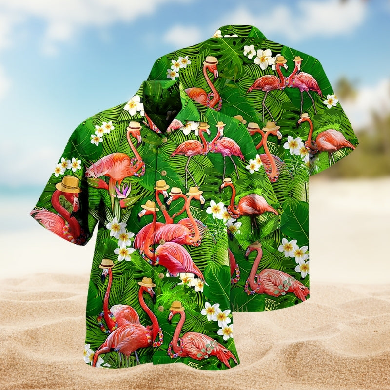 Flamingo Stand Tall And Be Fabulous Limited Edition – Hawaiian Shirt