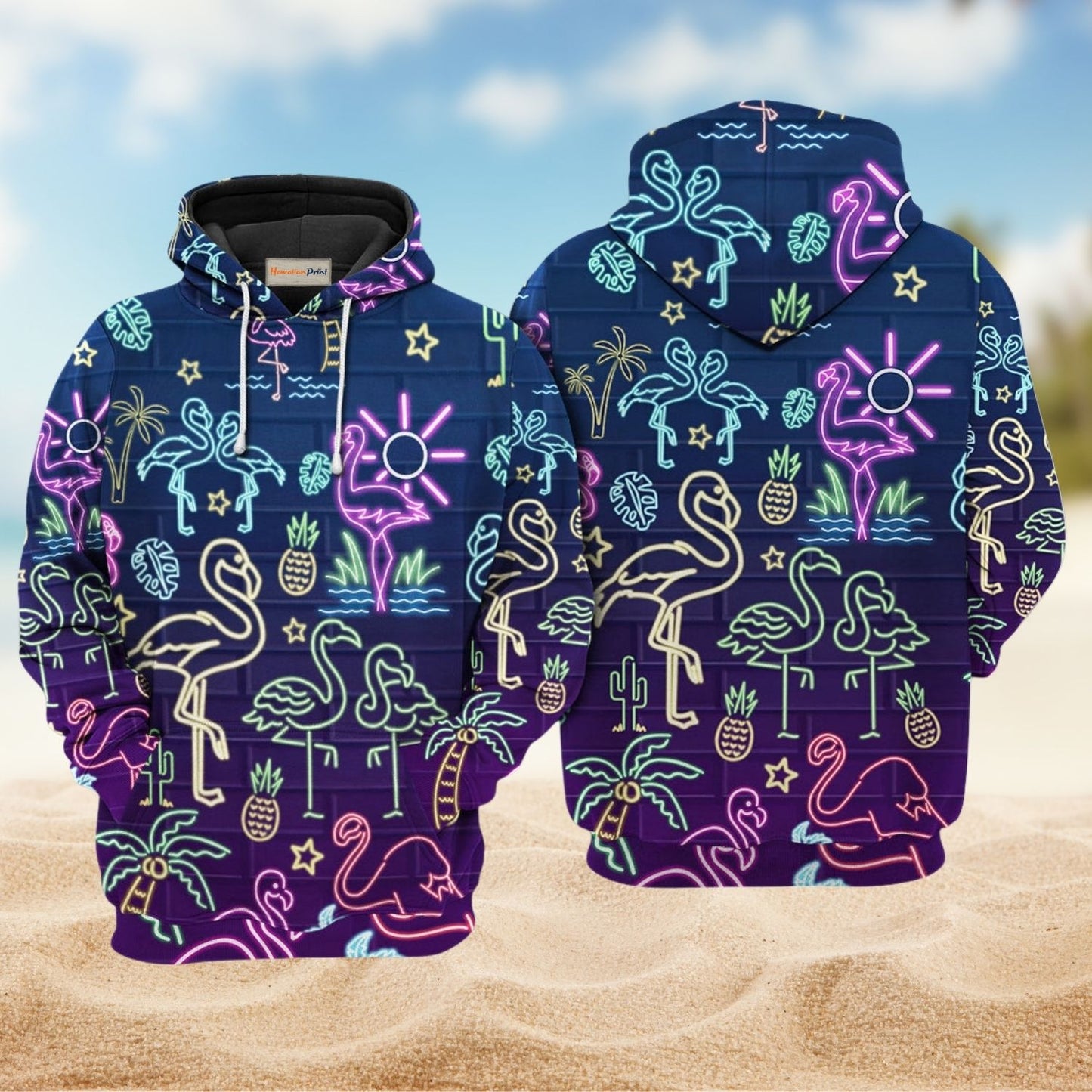 Flamingo Stand Tall Dream Big - 3D Hoodie