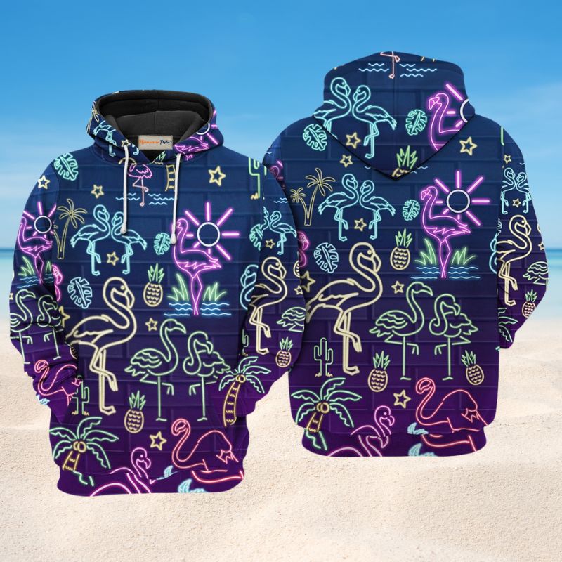 Flamingo Stand Tall Dream Big Art – 3D Hoodie