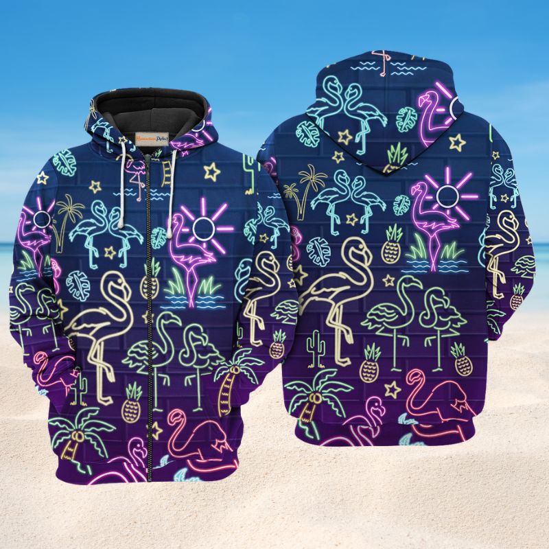 Flamingo Stand Tall Dream Big Art – 3D Hoodie