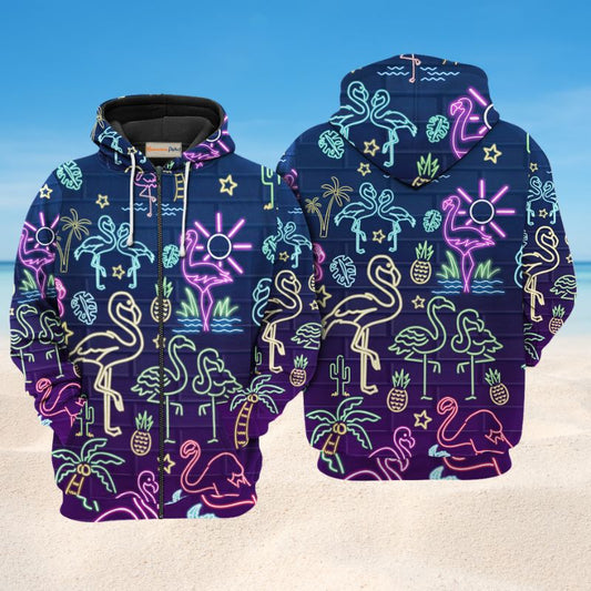 Flamingo Stand Tall Dream Big Art – 3D Hoodie