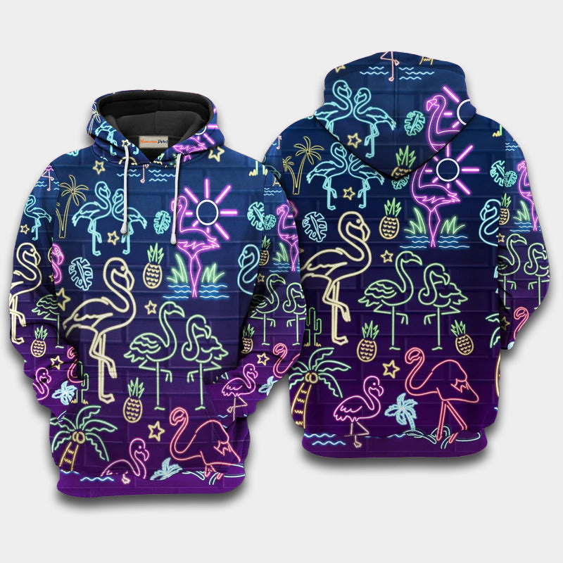 Flamingo Stand Tall Dream Big Art – 3D Hoodie