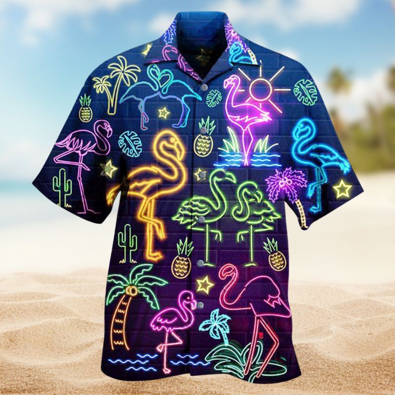 Flamingo Stand Tall Dream Big Edition – Hawaiian Shirt