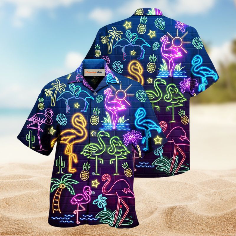 Flamingo Stand Tall Dream Big Edition – Hawaiian Shirt