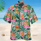 Flamingo Tropical Leaf Style – Hawaiian Shirt