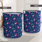 Flamingo Flower Pattern - Laundry Basket - Owls Matrix LTD