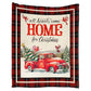 Cardinal Christmas All Heart Come Home For Christmas 50 x 60 Inch Flannel Blanket For Cozy Bedroom And Sofa Decor