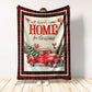 Cardinal Christmas All Heart Come Home For Christmas Flannel Blanket For Relaxing At Home And Travel