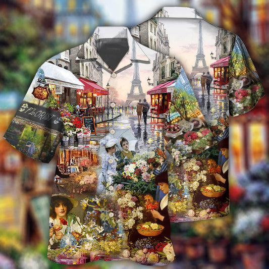 Florist Paris Floral Style – Hawaiian Shirt