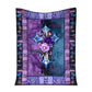 God Flower Faith Hope Love Christian 50 x 60 Inch Flannel Blanket For Cozy Bedroom And Sofa Decor