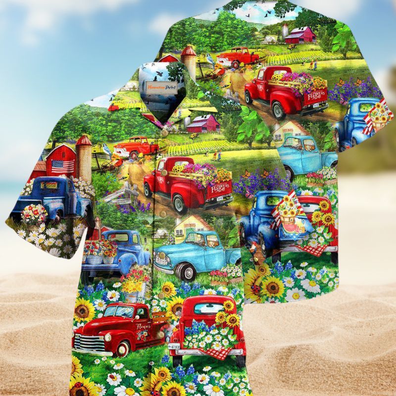 Flower Pickup Truck Edition – Hawaiian Shirt