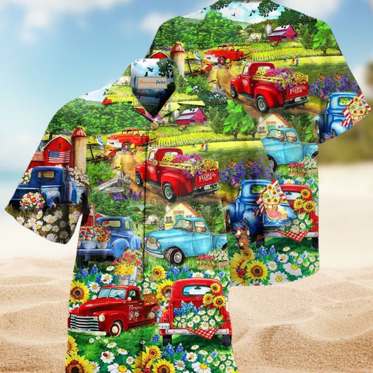 Flower Pickup Truck Edition – Hawaiian Shirt