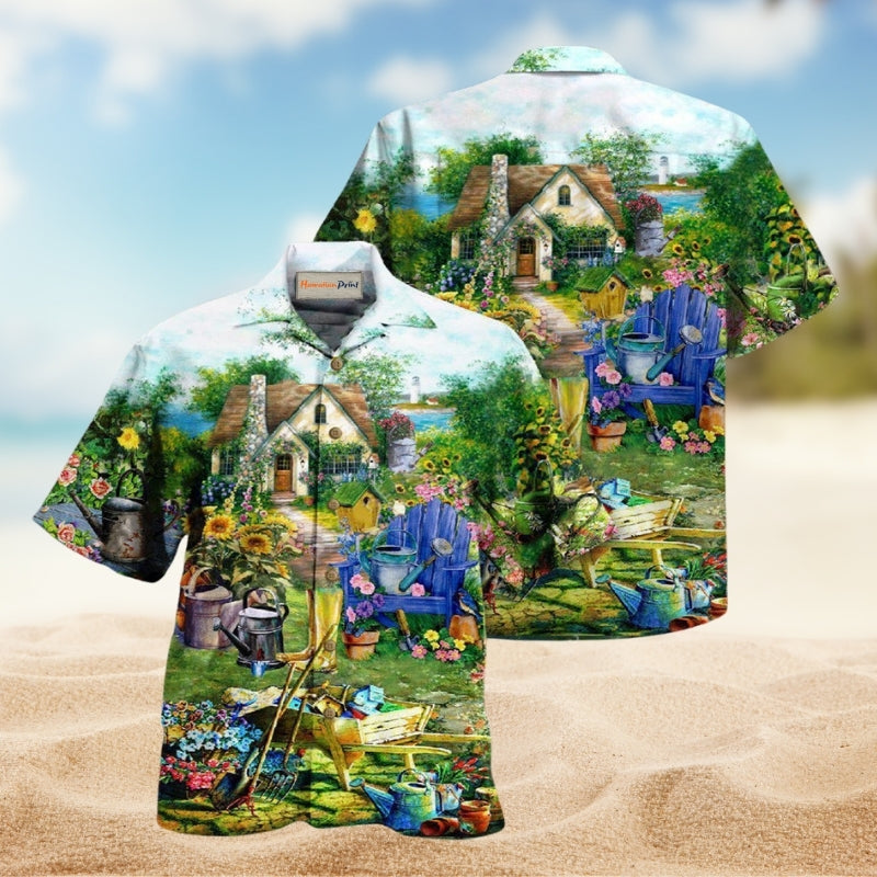 Flowers Gardening Adds Years To Your Life Edition – Hawaiian Shirt