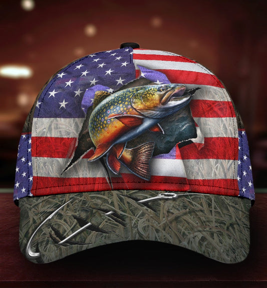 Fly Fishing American Flag – Classic Cap