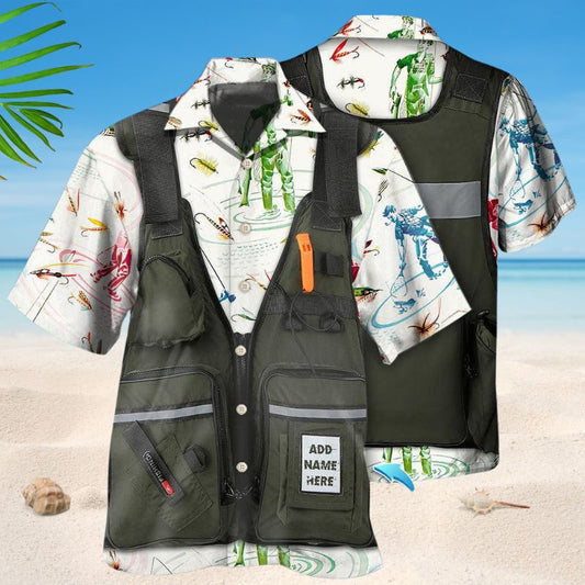 Fly Fishing Nature Style – Hawaiian Shirt
