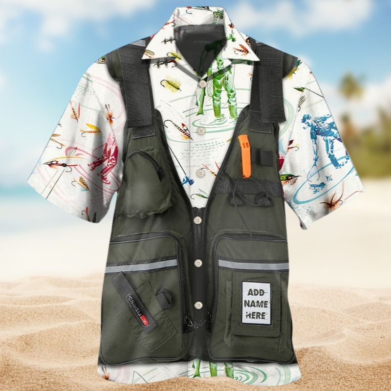 Fly Fishing Nature Style – Hawaiian Shirt