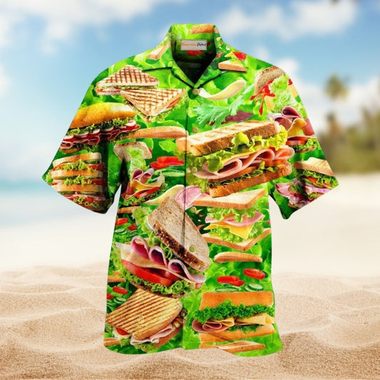 Food All You Need Is Love And A Tasty Sandwich Limited Edition – Hawaiian Shirt