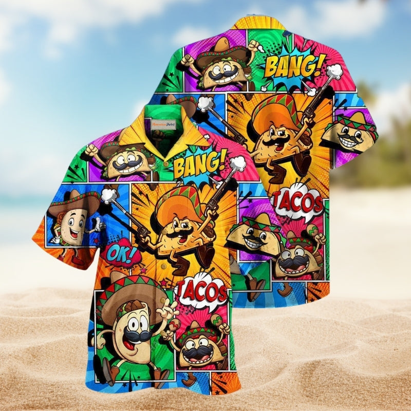 Food All You Need Is Love And Tacos Limited Edition – Hawaiian Shirt