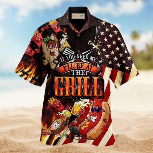 Food Barbecue I Will Be At The Grill Limited Edition – Hawaiian Shirt