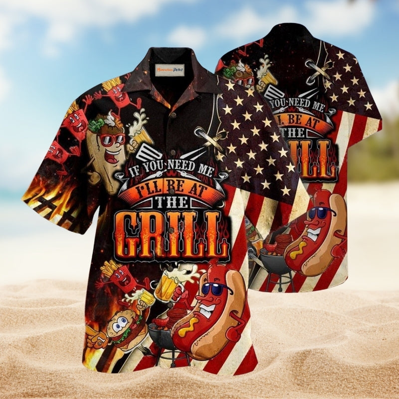 Food Barbecue I Will Be At The Grill Limited Edition – Hawaiian Shirt