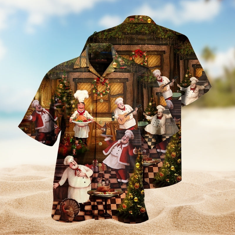 Food Chef Merry Christmas Limited Edition – Hawaiian Shirt