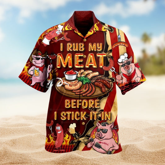 Food I Rub My Meat Limited Edition – Hawaiian Shirt