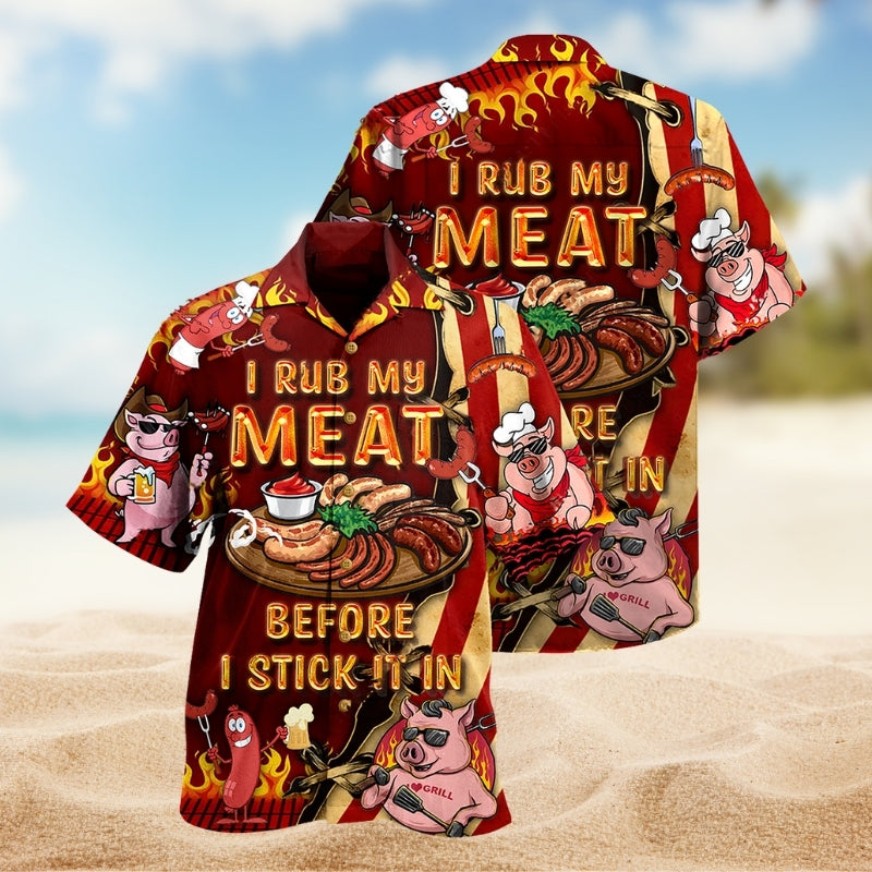 Food I Rub My Meat Limited Edition – Hawaiian Shirt