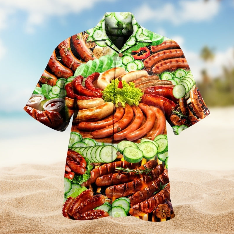 Food Life Is Better With Hot Dog Limited Edition – Hawaiian Shirt