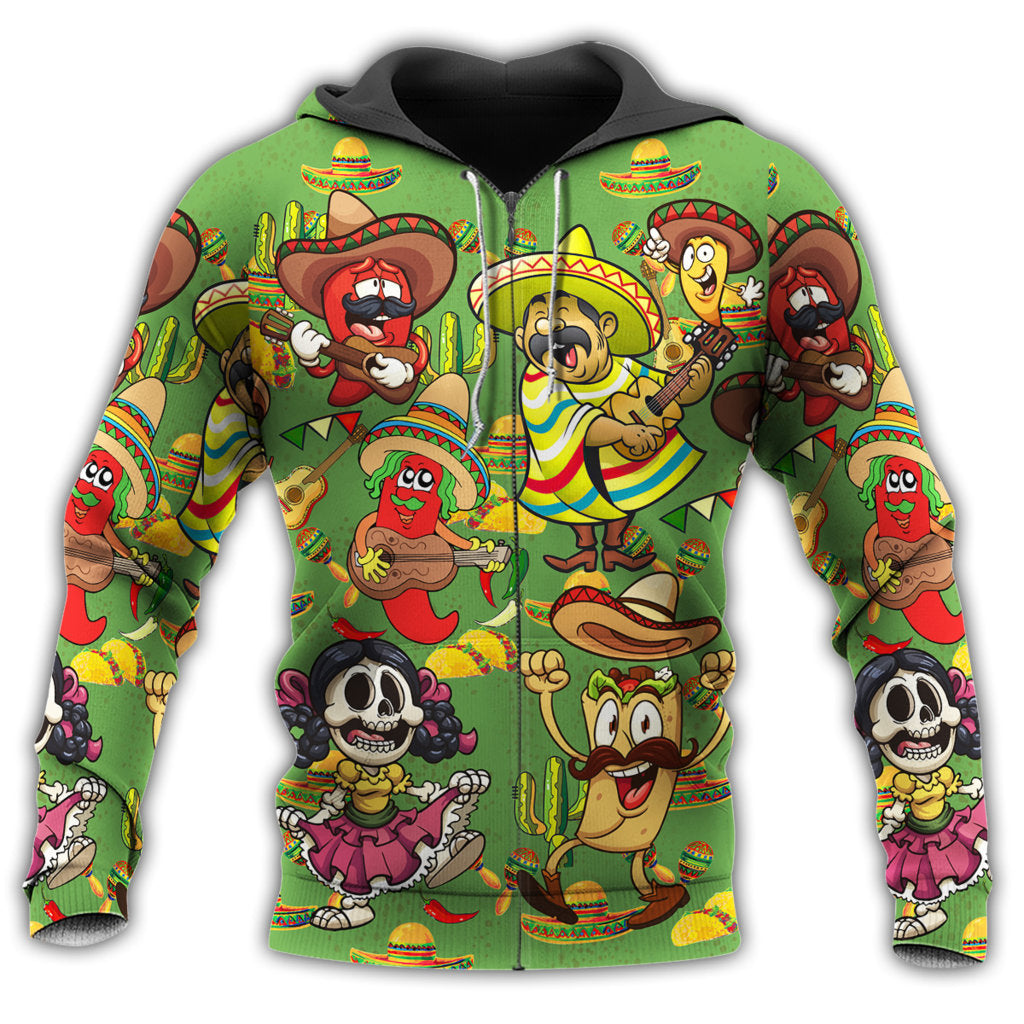 Mexican Food Culture Love Forever - 3D Hoodie