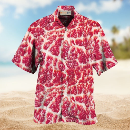 Food Raw Meat Style Limited Edition – Hawaiian Shirt