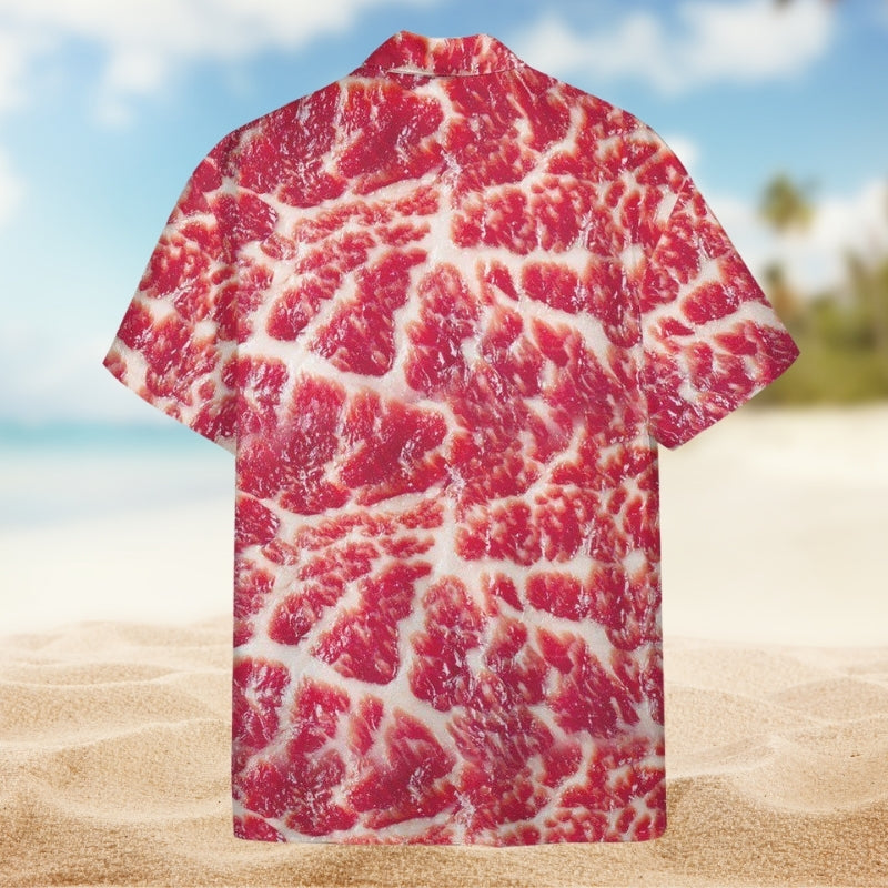 Food Raw Meat Style Limited Edition – Hawaiian Shirt