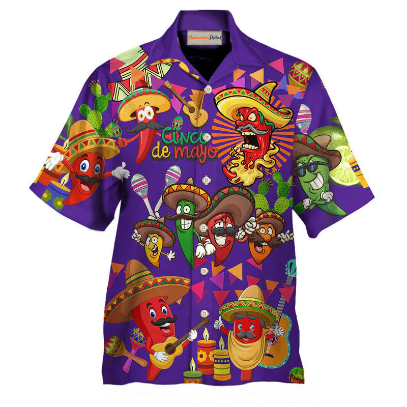 Food Feeling Chili Hot Purple – Hawaiian Shirt