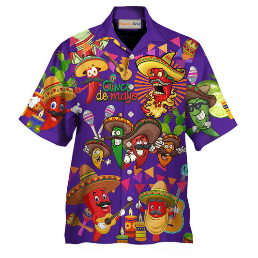 Food Feeling Chili Hot Purple – Hawaiian Shirt