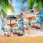 Seafood Colorful Art – Beach Short